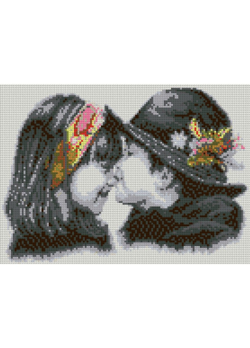 Алмазная вышивка "Влюбленная парочка " мальчик девочка полная выкладка зашивка мозаика 5d наборы 30х40 см No Brand (332208484)