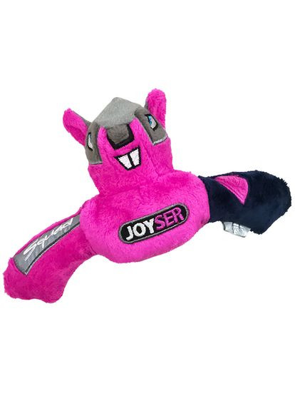 М'яка іграшка з пискавкою для собак Squad Mini Squirrel 9 см Рожевий (4897109600622) Joyser (279562853)