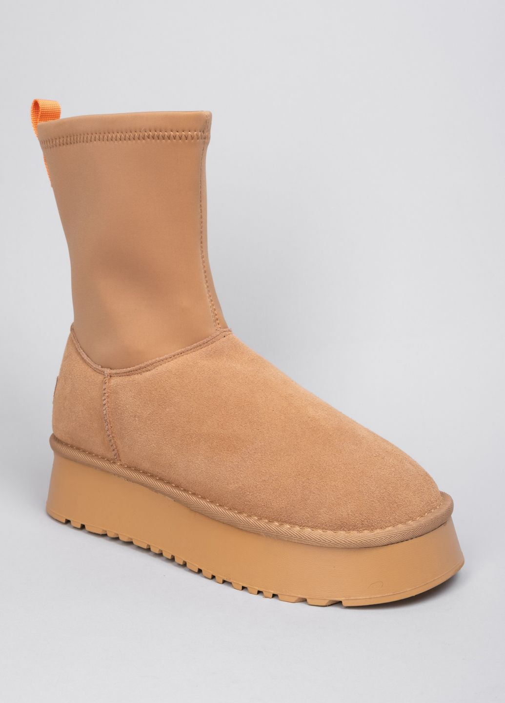 Угги женские замшевые 5825-90 коричневые 344644 Power (306708681)