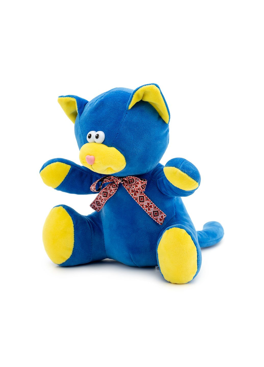 М'яка іграшка Котик "Дружелюб" колір синій ЦБ-00236494 Гулівер Країна (282925577)