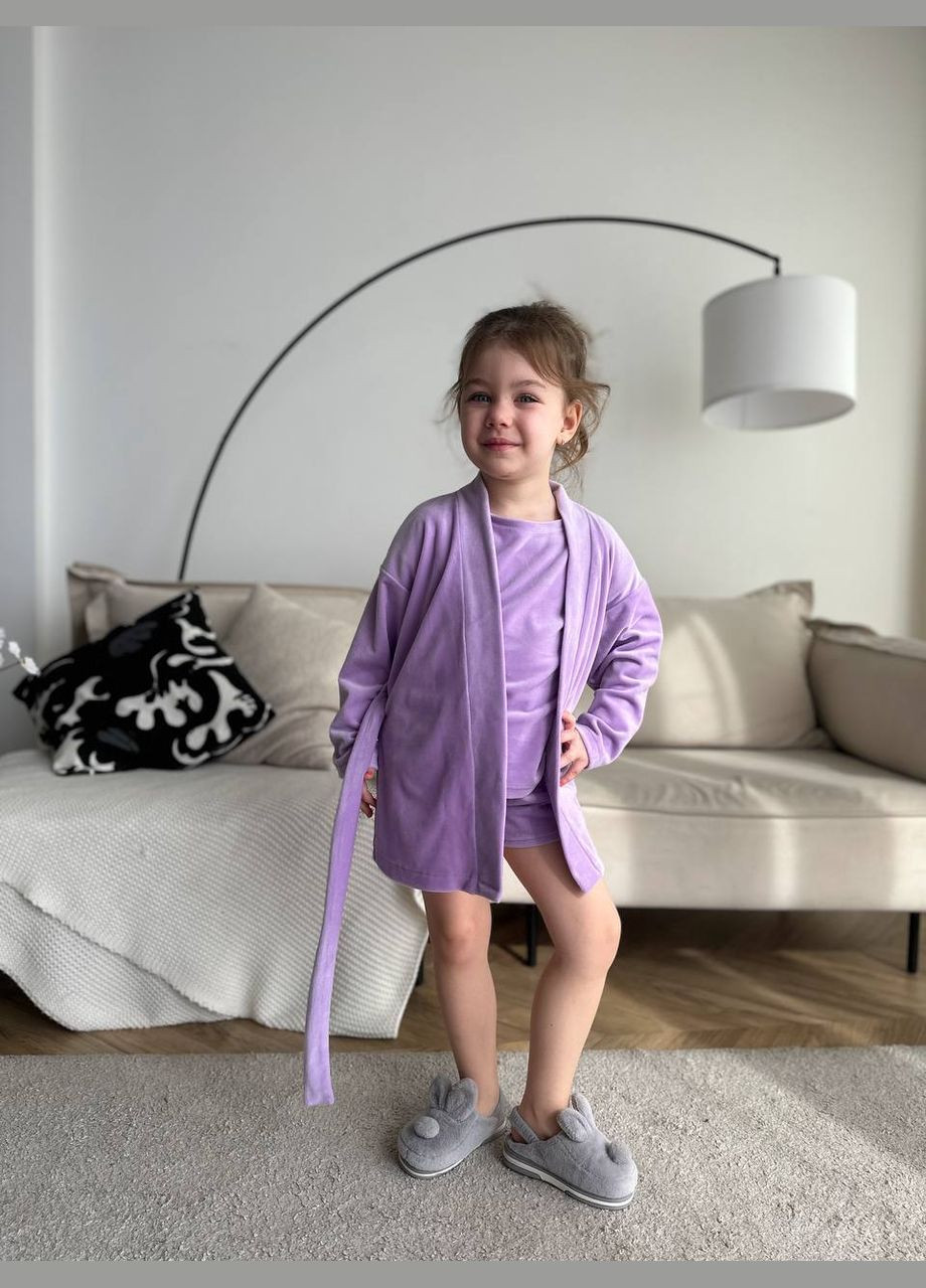 Лавандовий демісезонний дитячий комплект No Brand