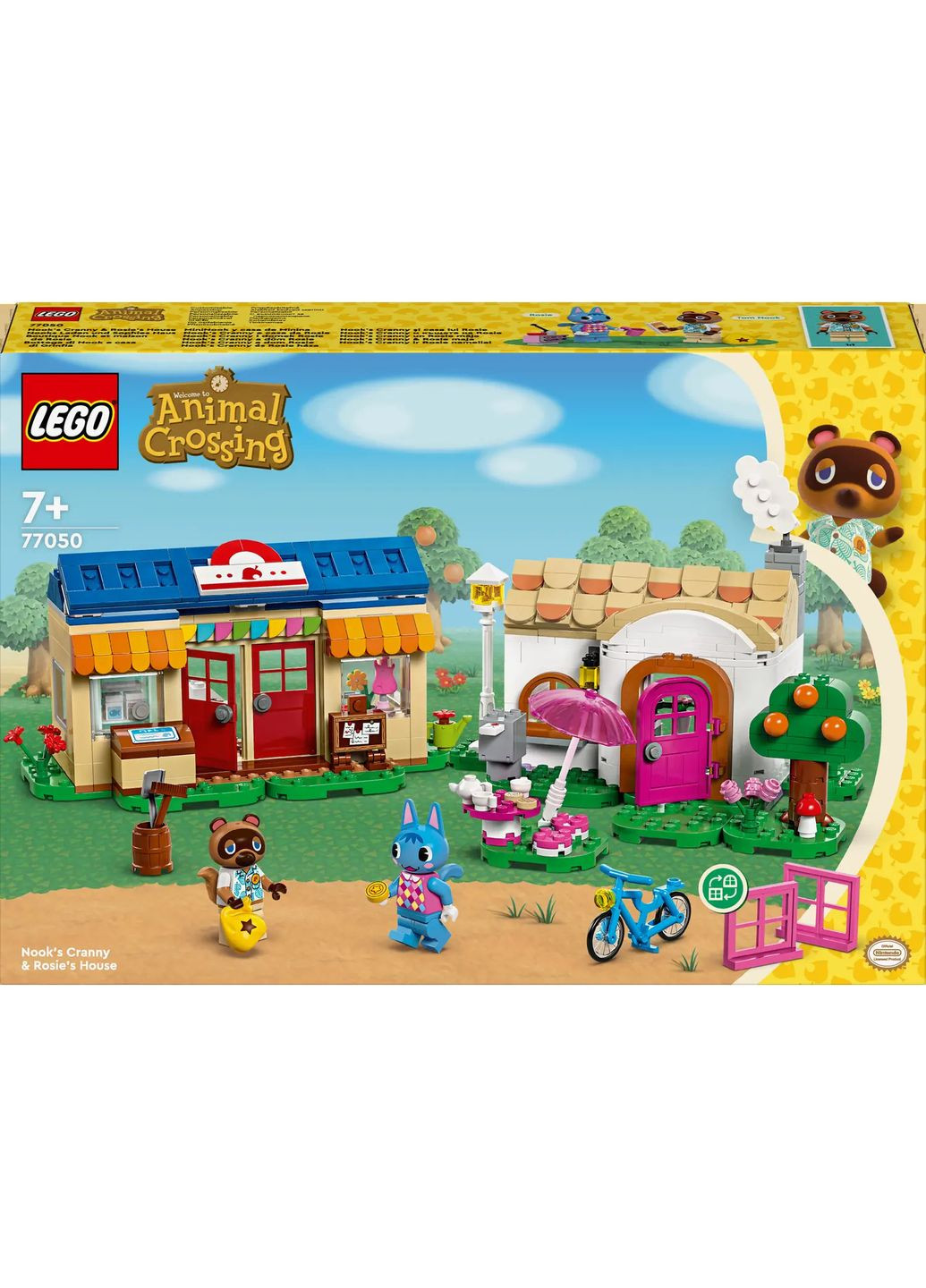 Конструктор Animal Crossing™ Ятка "Nook's Cranny" и дом Rosie, 535 деталей () Lego 77050 (328397999)