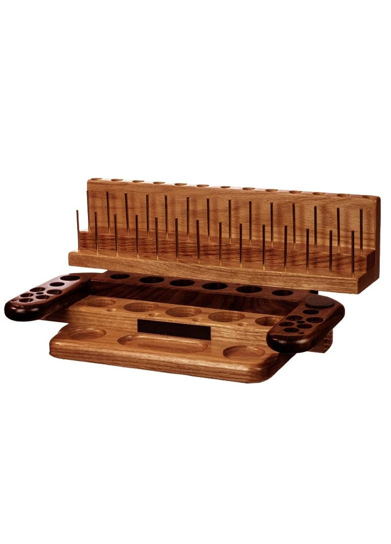 Органайзер для вязания мушек из дерева Валагар сиена-капучино (РМШ-00250509) No Brand (328911055)