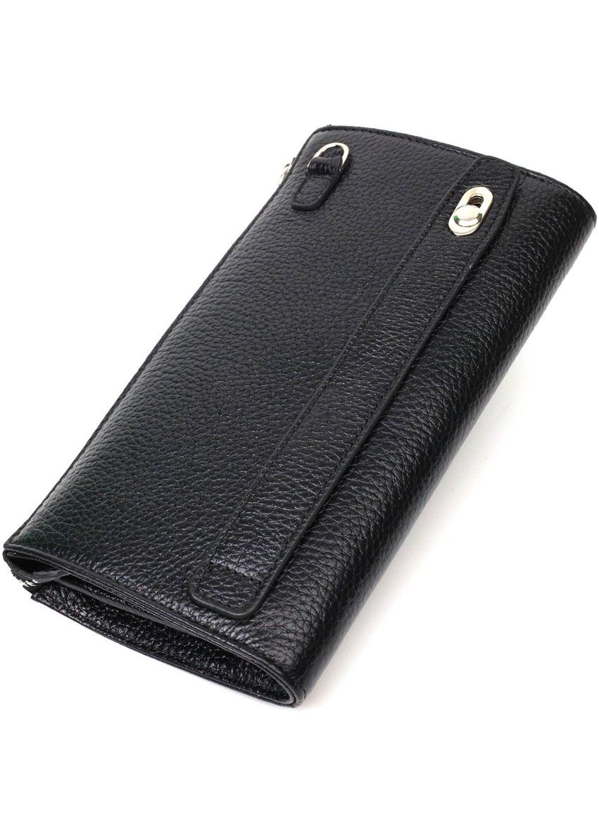 Чоловічий клатч шкіряний флотар 22050 Чорний Bond (302007861)