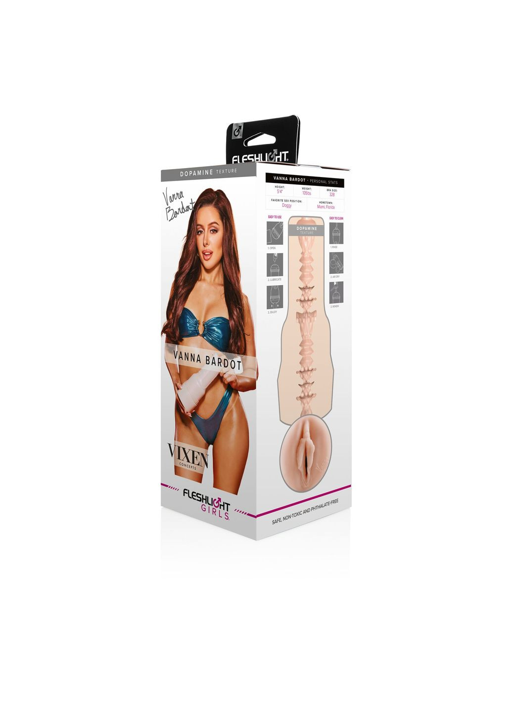 Мастурбатор Girls: Vanna Bardot – Dopamine, из слепка вагины, очень нежный Fleshlight (369952706)