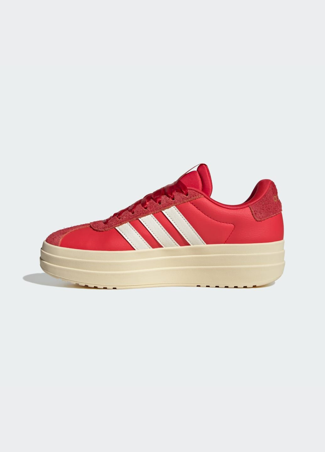 Кроссовки VL Court Bold adidas красные всесезоны (336884861)