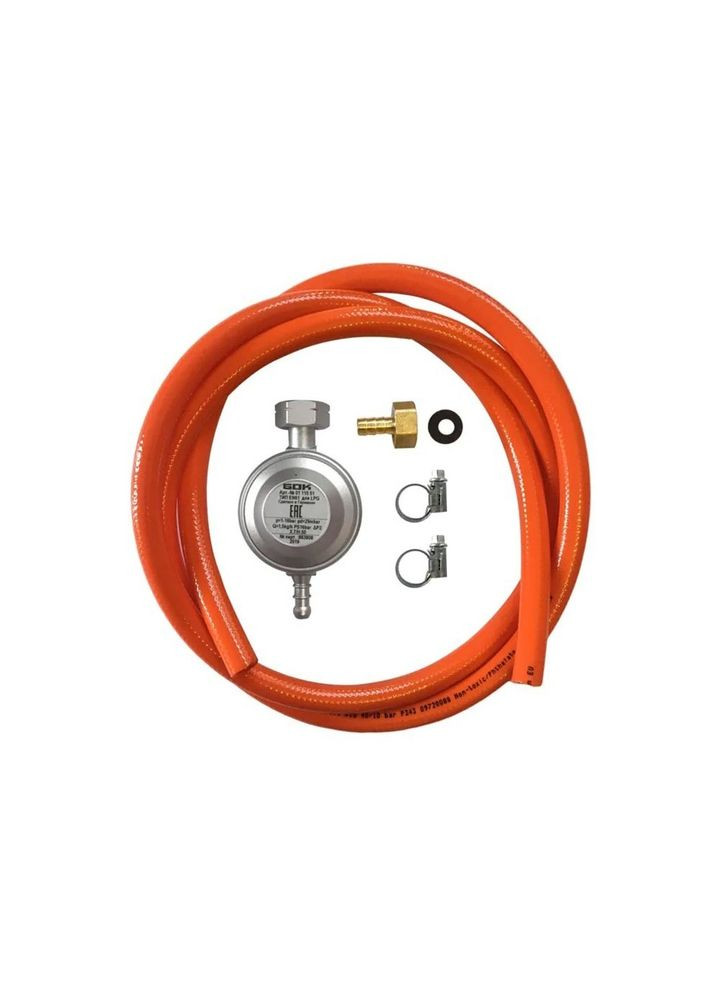 Комплект для підключення редуктор GOK 30 мбар + шланг 80 см H3080HRNS HPCR (317351255)