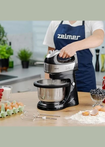 Миксер с чашей ZHM2459BS 700 Вт черный Zelmer (336879848)