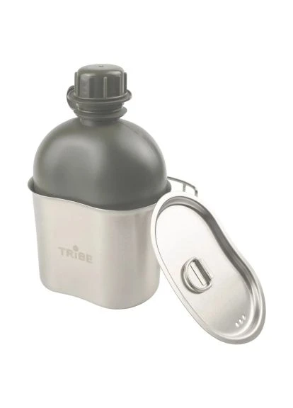 Котел туристический Scout 0,7 л стальной (T-FH-0011-metal) Tribe Scout 0, 7 л сталевий (370018311)