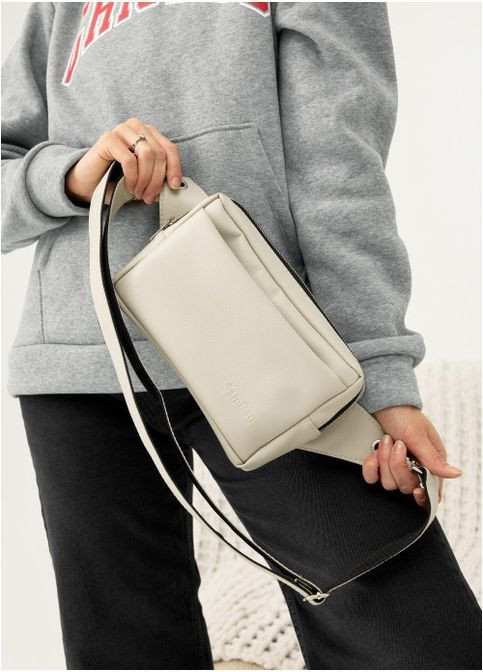 Женская сумка бананка Harvi серая (SKU_88213030-VS) Sambag (302450363)