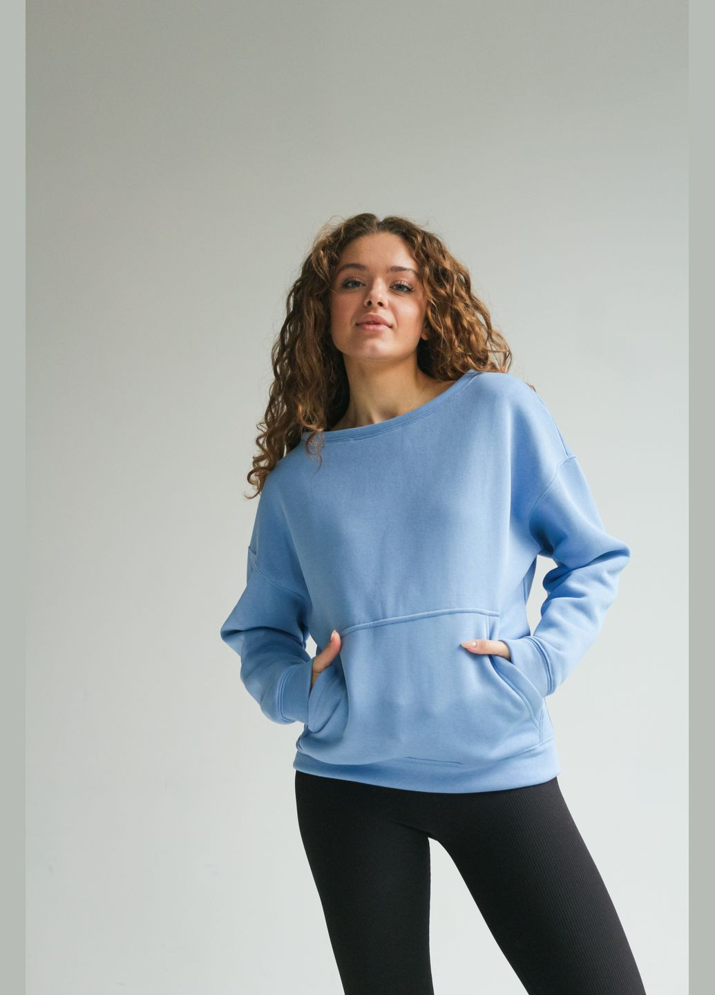 Блакитний світшот блакитний "basic" Intruder (313865459)