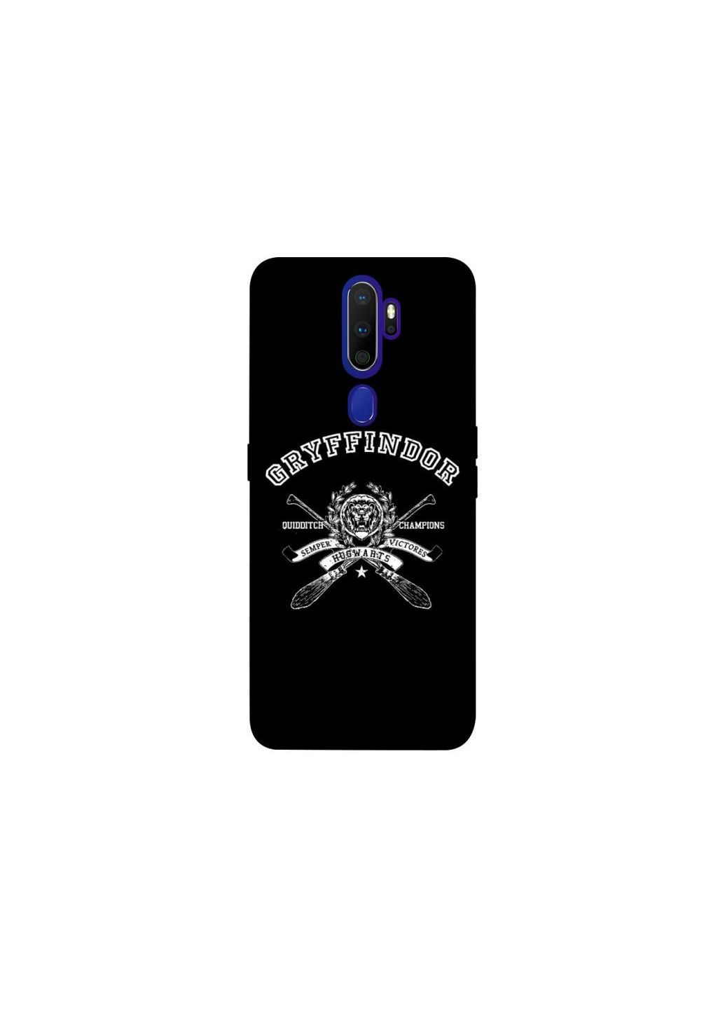 Чехол на Oppo A5 (2020) / Oppo A9 (2020) Gryffindor logo Harry Potter Frontalka (361979917)