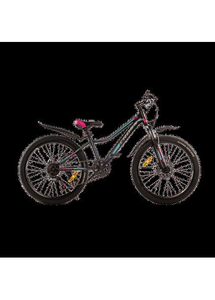 Велосипед SMILE 24" 12" Чорний Cross (370787737)