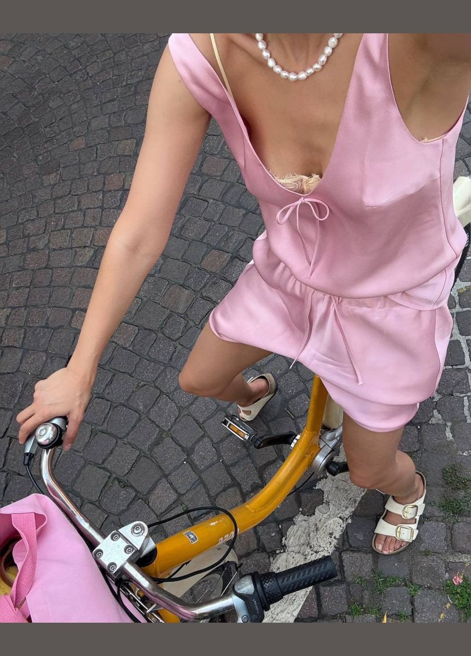 Шовковий костюм в білизняному стилі Adelante (341086242)