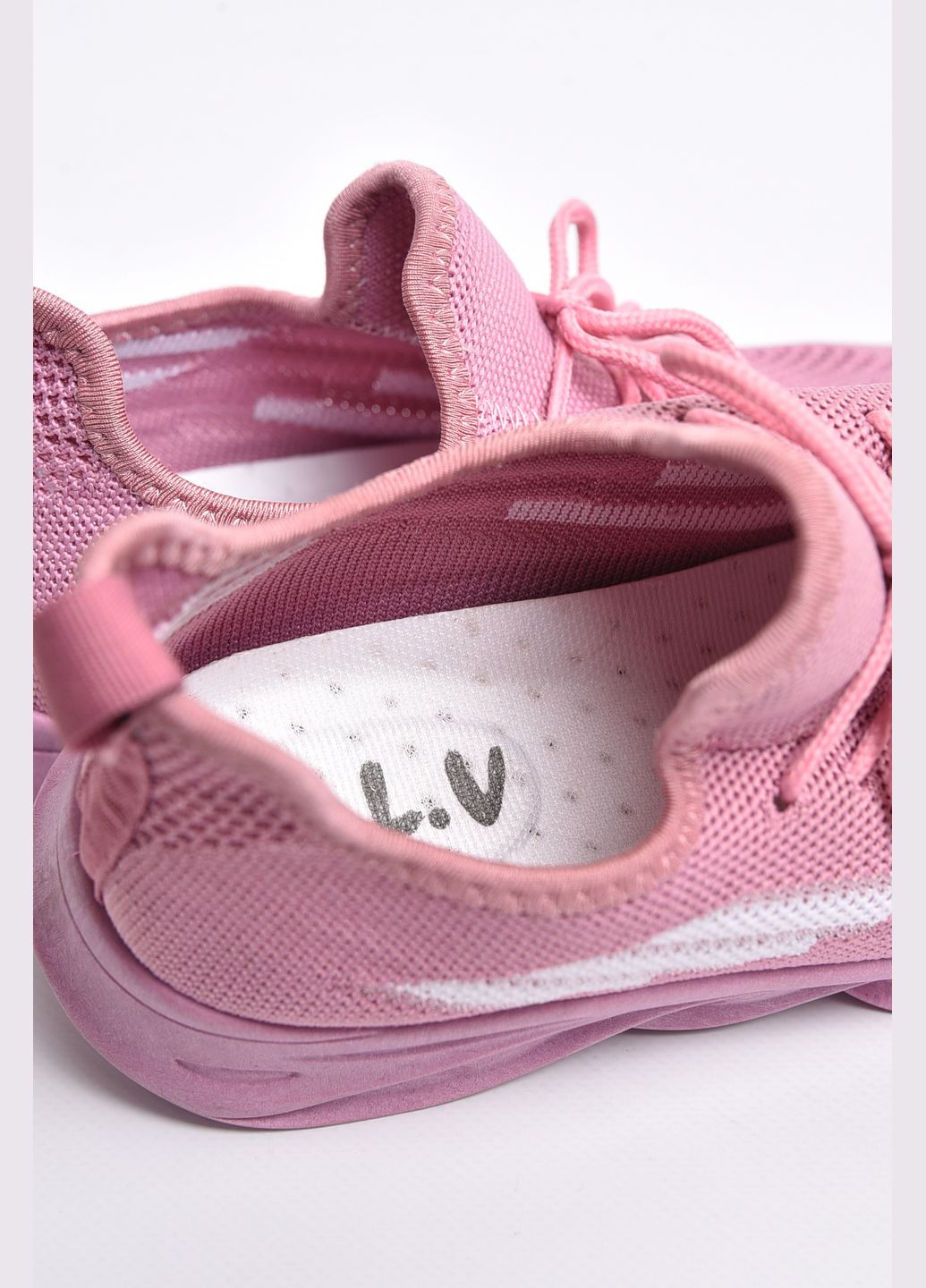 Рожеві осінні кросівки для дівчинки рожевого кольору Let's Shop