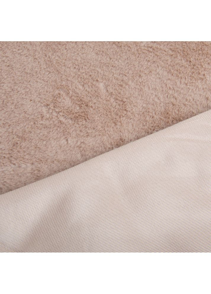 Тканина штучне хутро Кролик Крош 150 см 380 г/м2, для одягу, шуб, жилетів та інтер'єрного декору беж IDEIA (371133621)