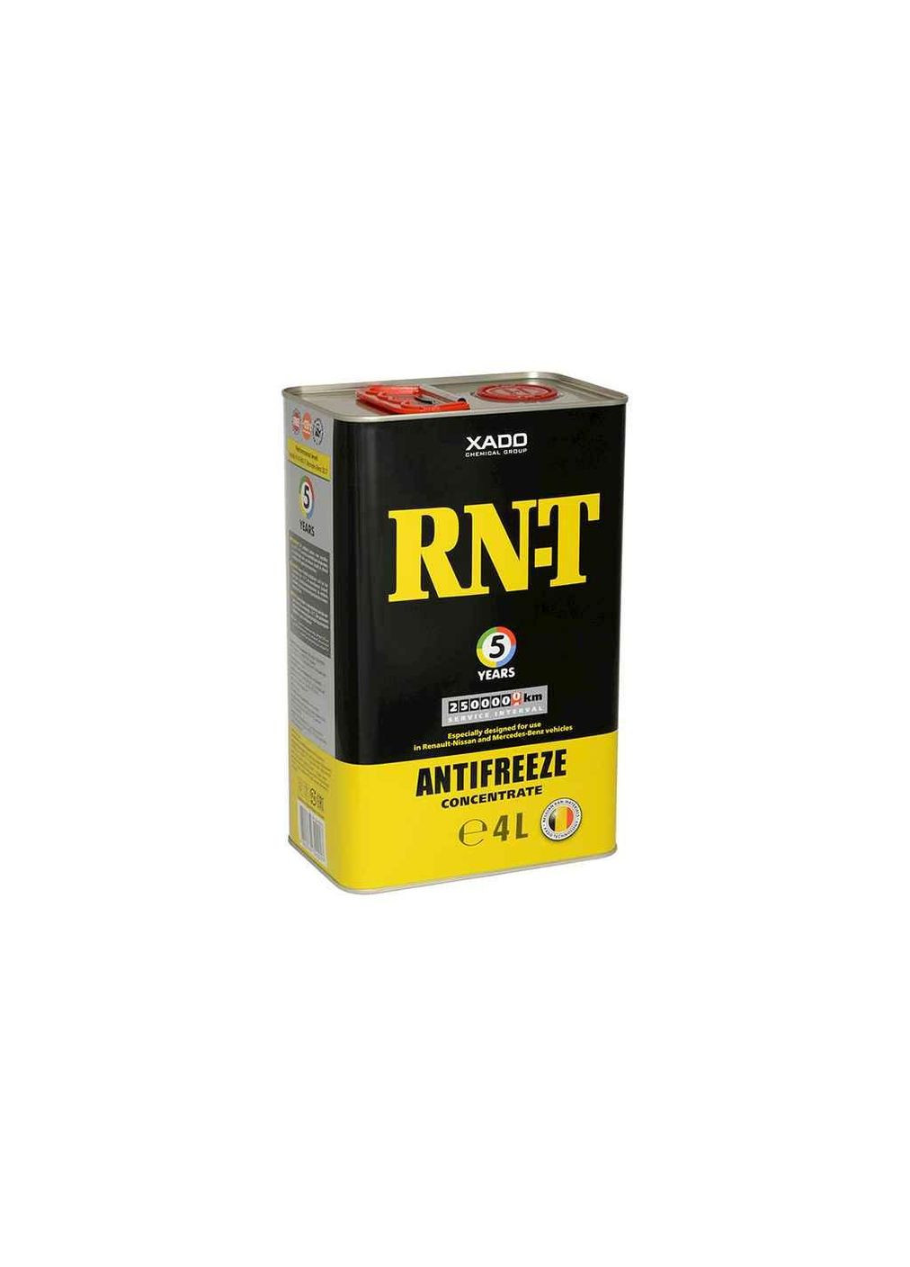 Антифриз концентрат желтый 4л Antifreeze RNT, ТМ XADO (311957289)