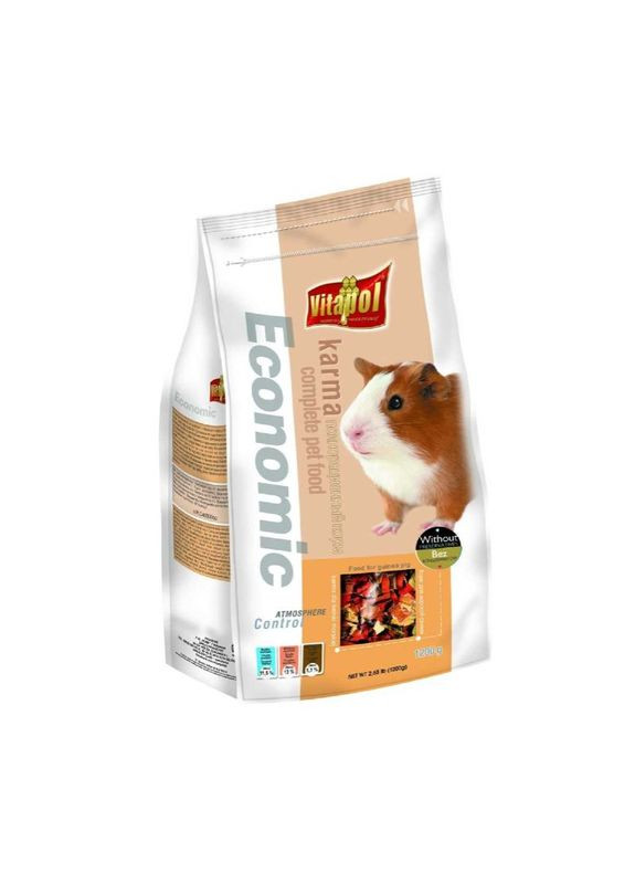 Полнорационный корм для морских свинок Economic Food For Guinea Pig 1,2 кг (5904479001368) Vitapol (327069286)