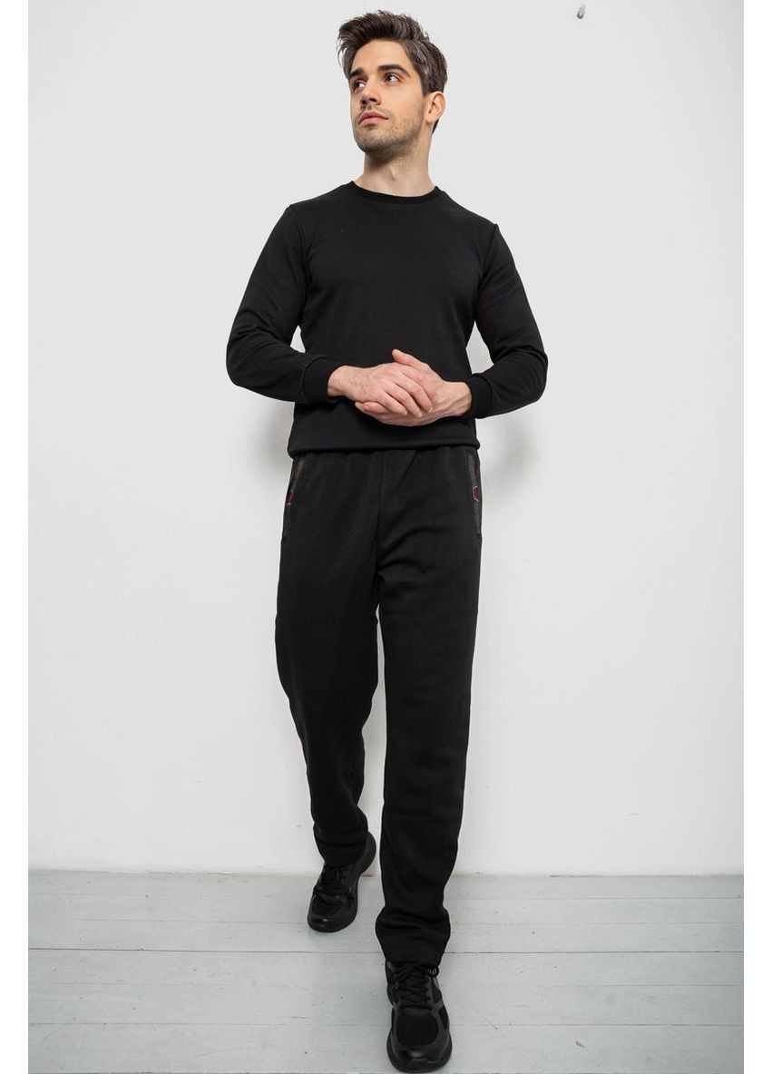 Черные спортивные, кэжуал демисезонные брюки Ager