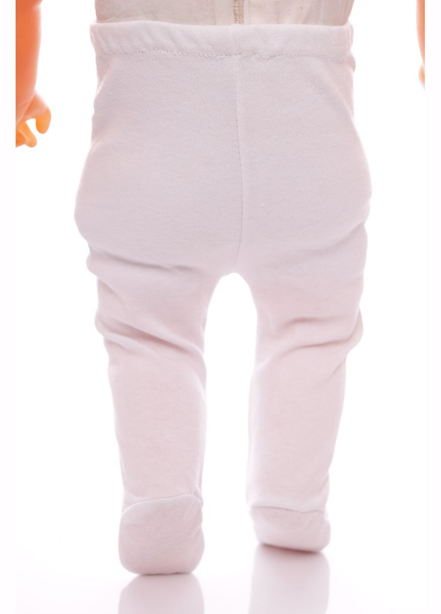 Білий трикотажний комплект в коробці з чепчиком бант білий 56 см (37650) BABYKROHA