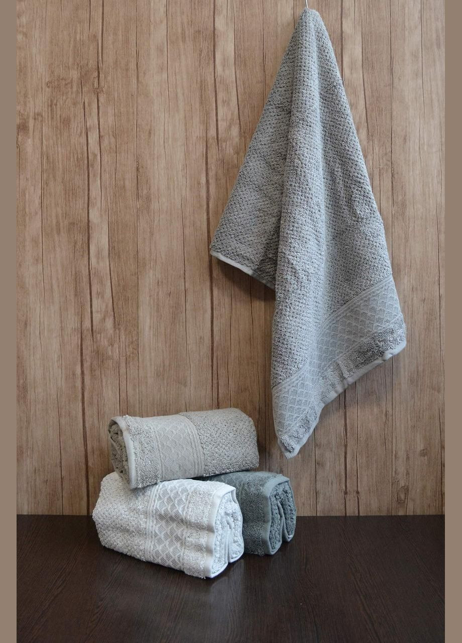 Набор полотенец 70х140 см Prag, банные 4 шт. Pupilla комбинированный