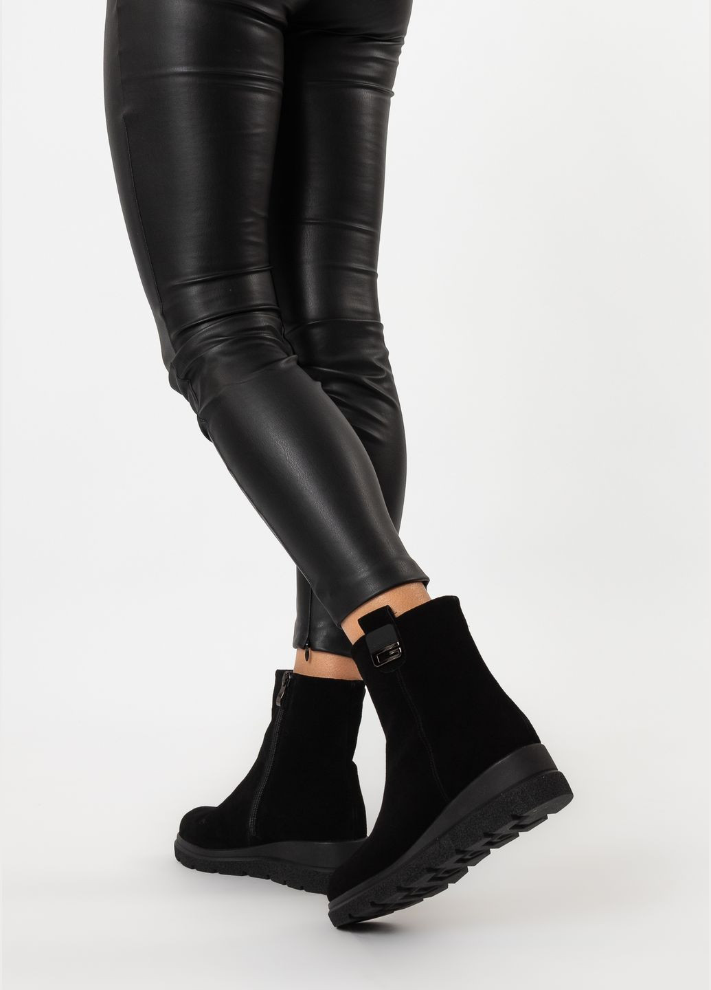 Зимние ботинки (1867ц) Meegocomfort из натуральной замши