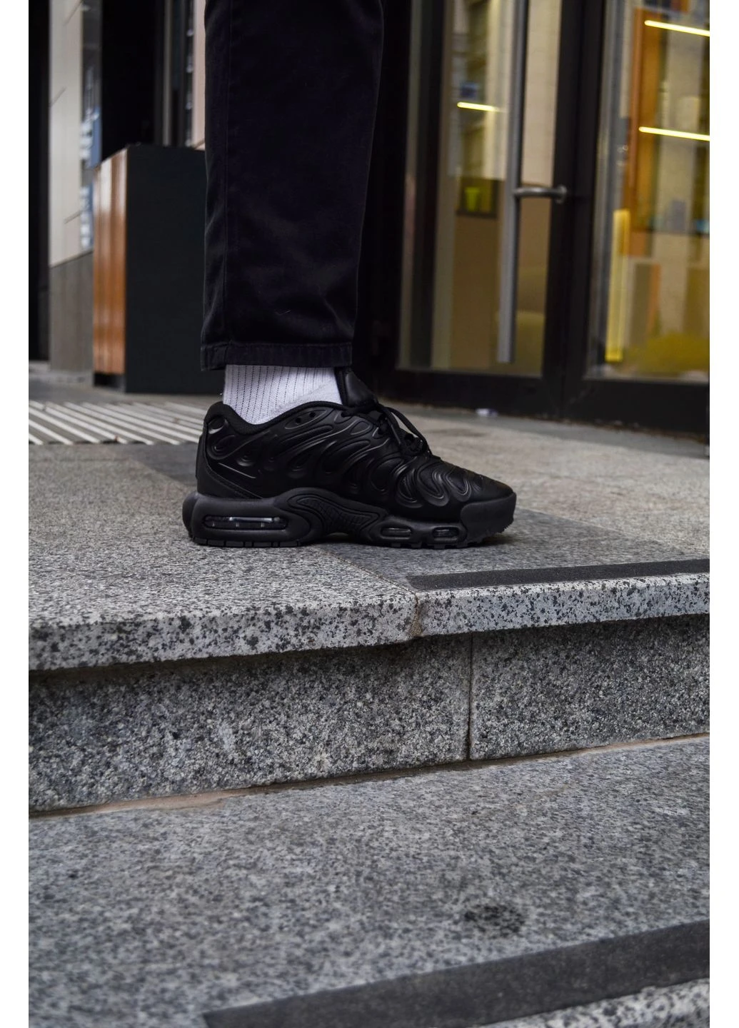 Чорні кросівки чоловічі nike air max grift black найк аір макс дріфт чорні демісезон No Brand