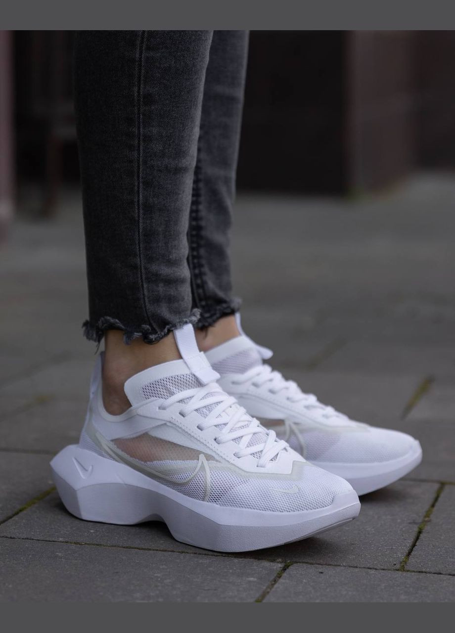 Белые всесезонные женские кроссовки No Brand