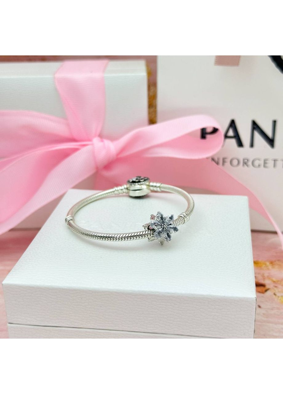 Срібний шарм Пандора "Блискучий гербарій" 792623C01 Kabluchka (355347335)