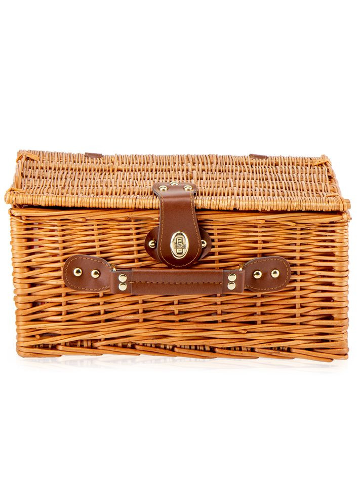 Кошик для пікніка На пляжі на 2 особи коричневий 0503-025 ELISEY (333986414)