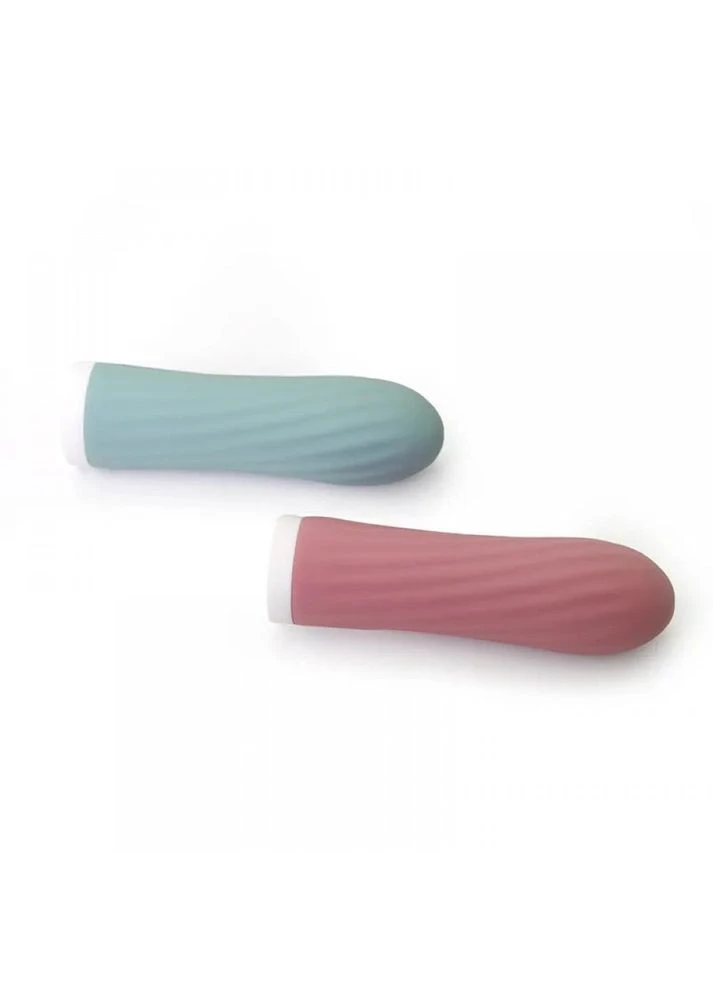 Міні вібратор для клітора рельєфний блакитного кольору Velvet Lure Sweet Em (382840420)