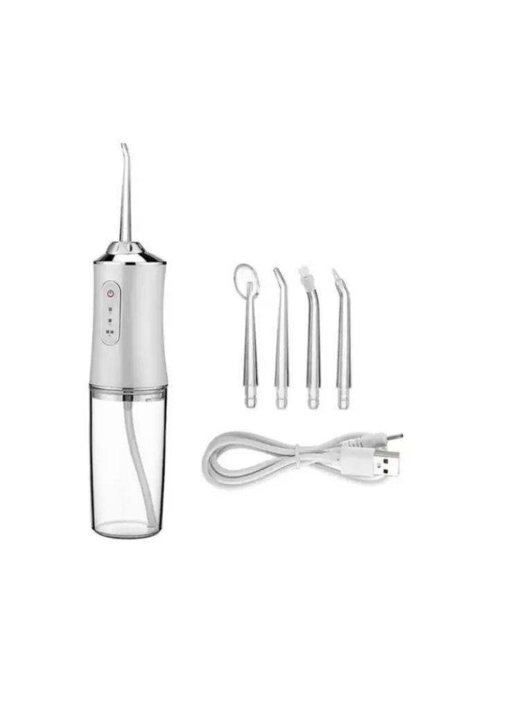 Портативний іригатор Oral Irrigator для чищення зубів, білий No Brand - (362947573)