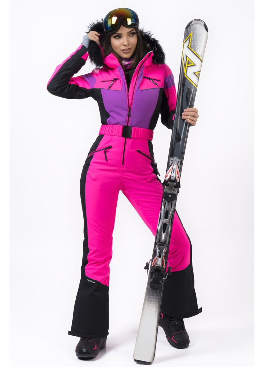 Жіночий гірськолижний комбінезон NF 21649 рожевий Freever (365756162)