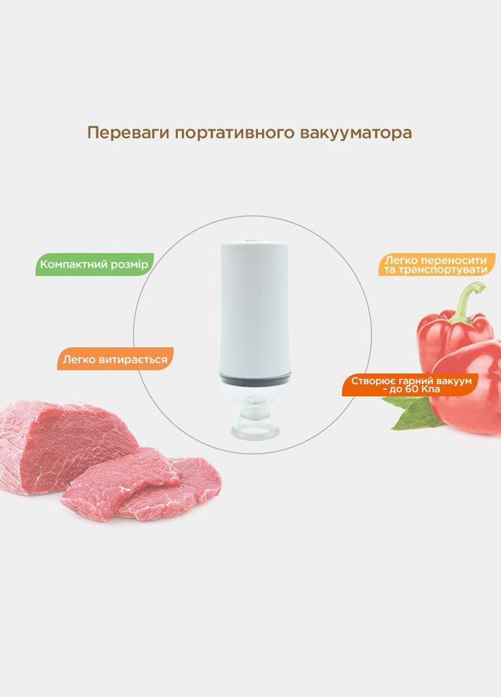 Портативний Вакууматор 🔥 Багатофунціональний Comshop (301219809)