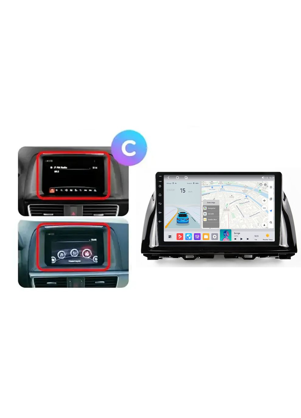 Штатная магнитола MS Mazda CX5 (2012 - 2015) M200S 2GB+32GB C QleD Mekede (352263036)