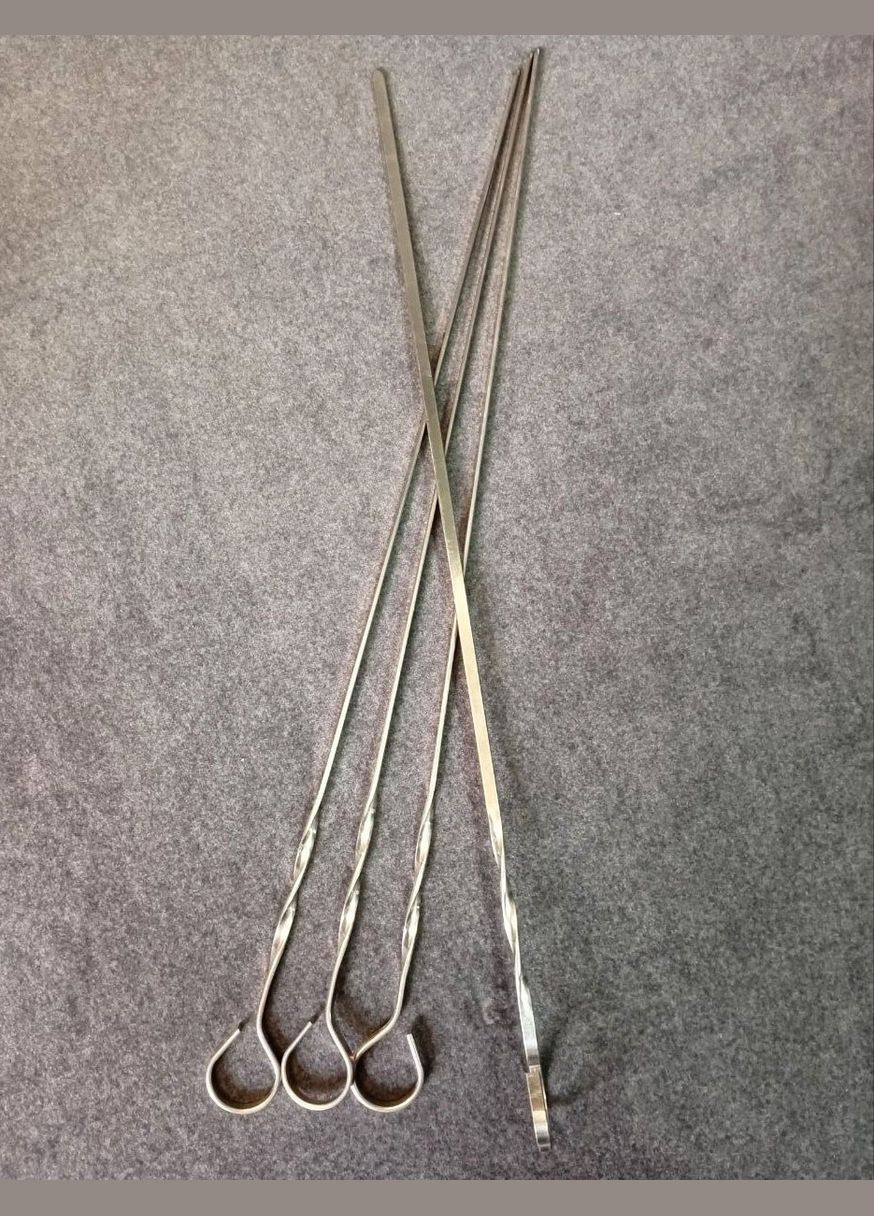 Набір для гриля та барбекю: 6 аксесуарів - Для любителів BBQ - з нержавіючої сталі з ножем 4 шампурами 2304 A-Plus (331863548)