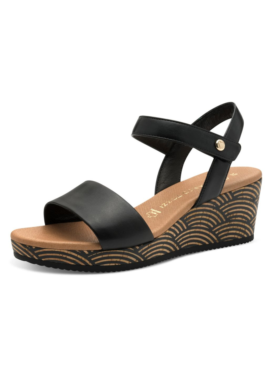 Черные босоножки женские 2-28326-44/001 Marco Tozzi