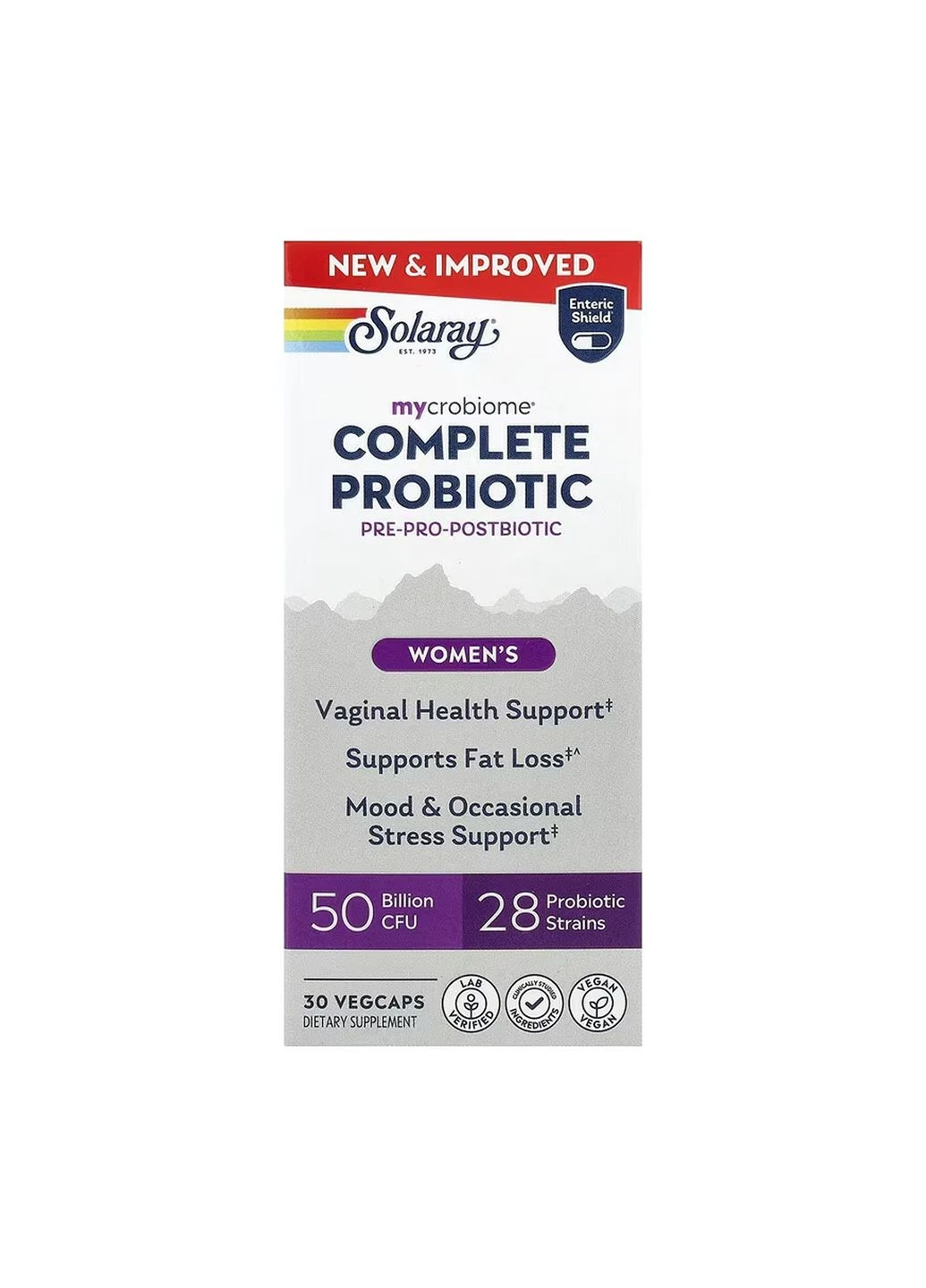 Complete Probiotic Women's - 30 vcaps Solaray (390789698)