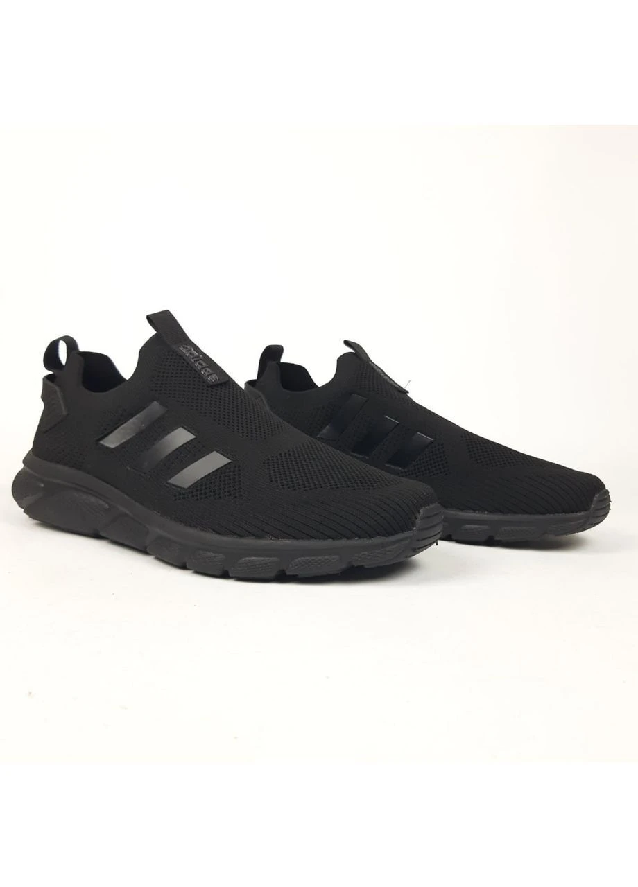 Чорні мокасини чоловічі adidas літні ORIGINAL Slip-on LIGHTSTREET PRO Flow