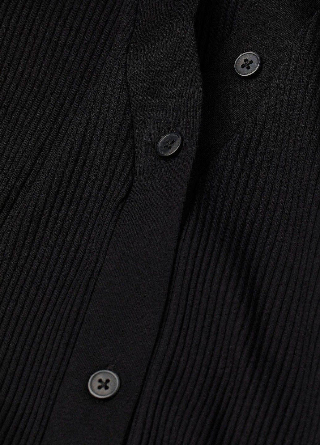 Черное кэжуал платье H&M однотонное