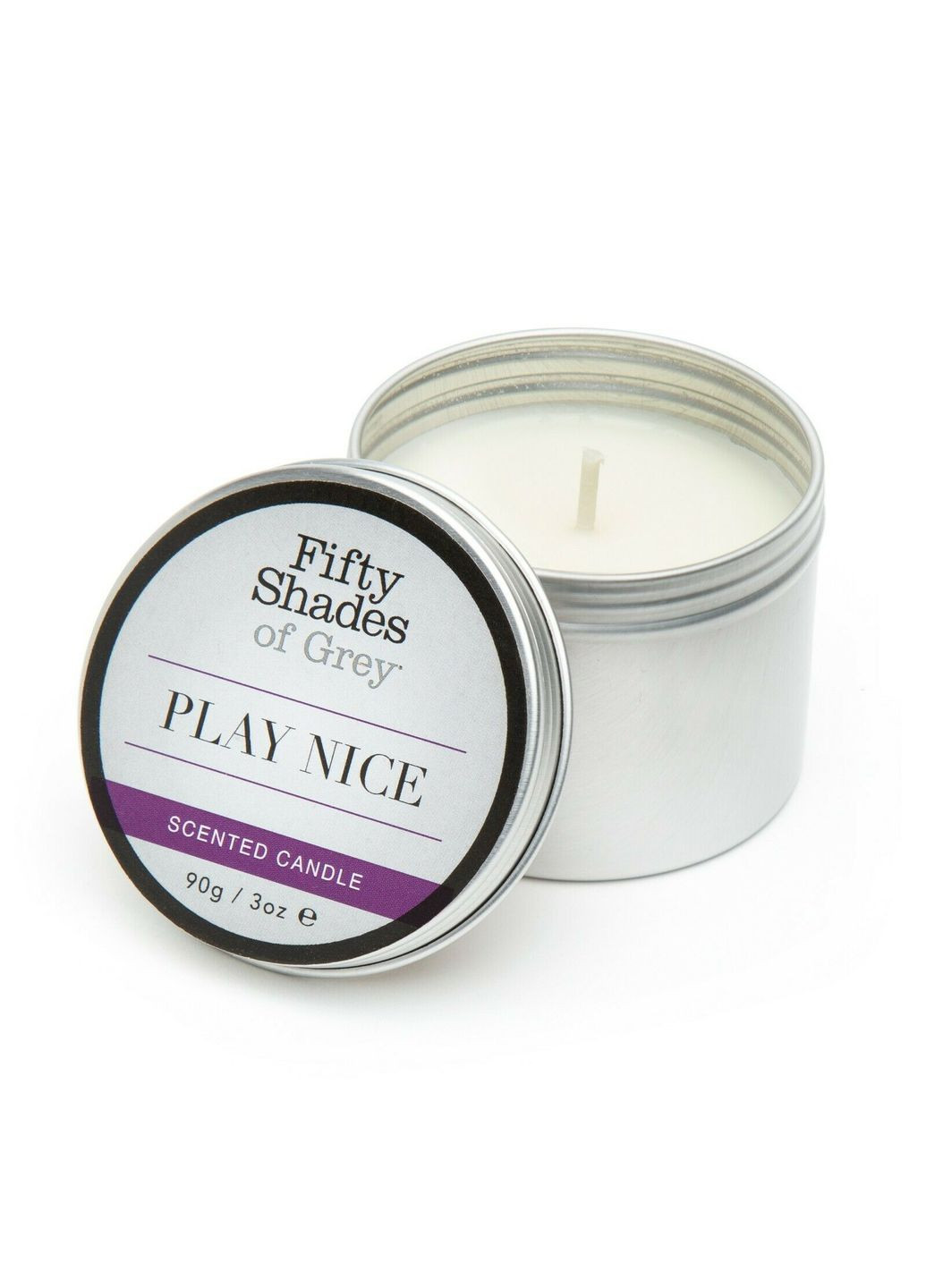 Ароматична свічка Fifty Shades of Gray Nice Vanilla Candle з ароматом ванілі, 90 г Fifty Shades of Grey (297130450)