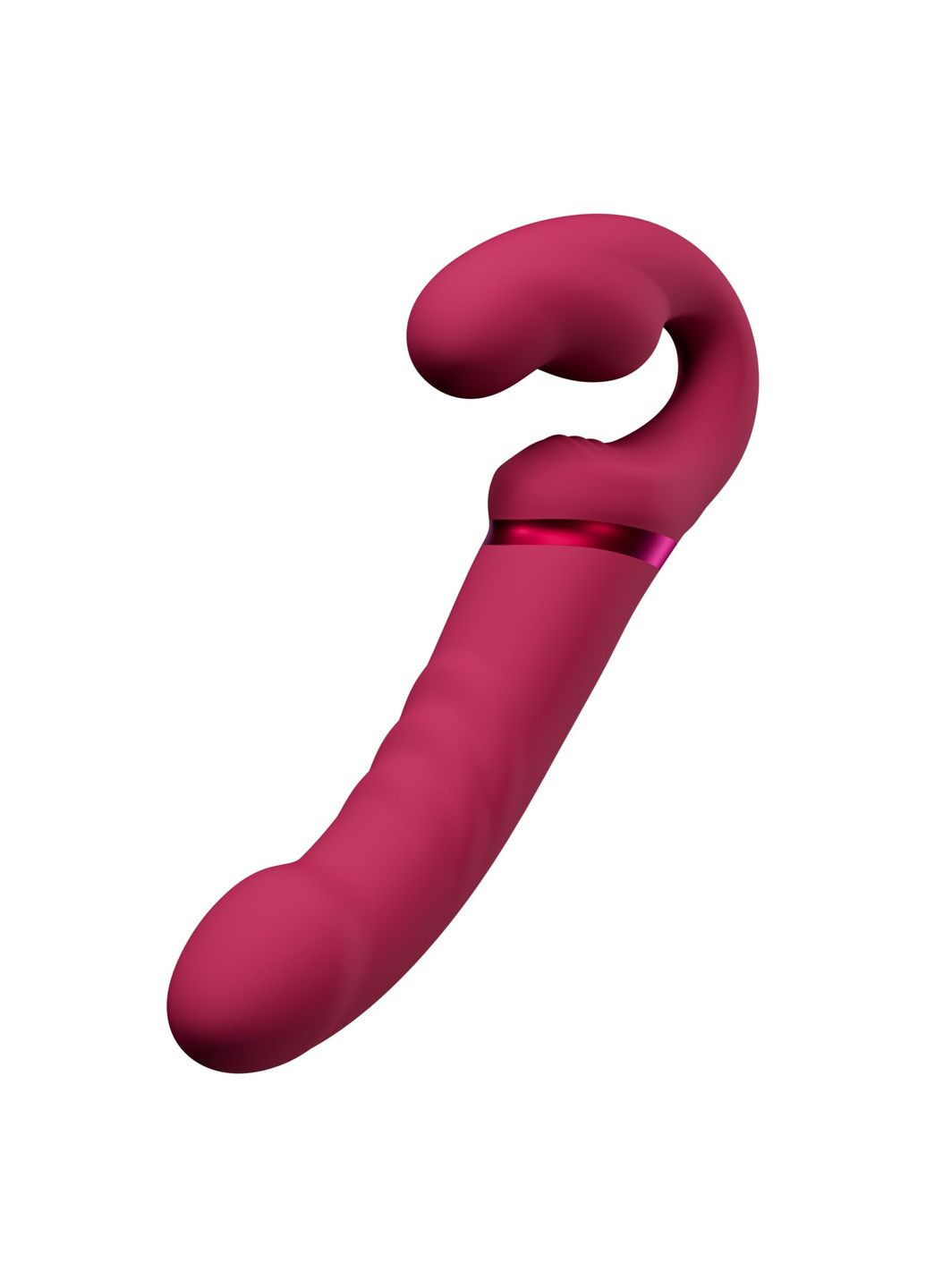 Безремінний страпон Lapis vibrating strapless strapon Lovense (296626960)