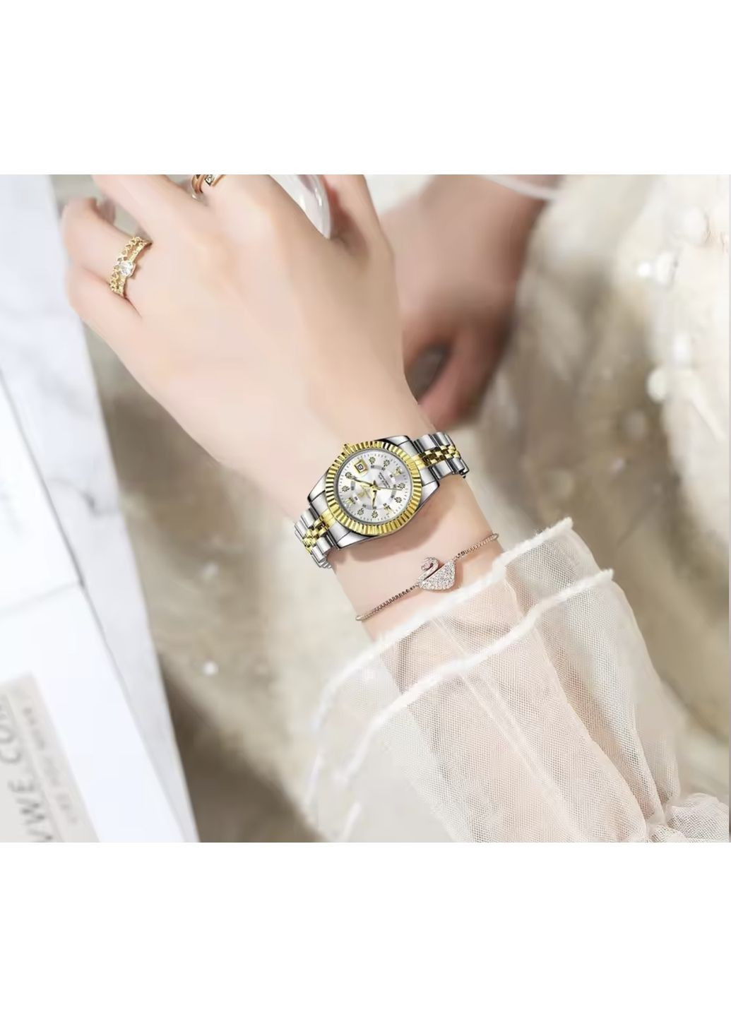 Наручные часы женские Princess Серебристый (3461) Poedagar (362587840)