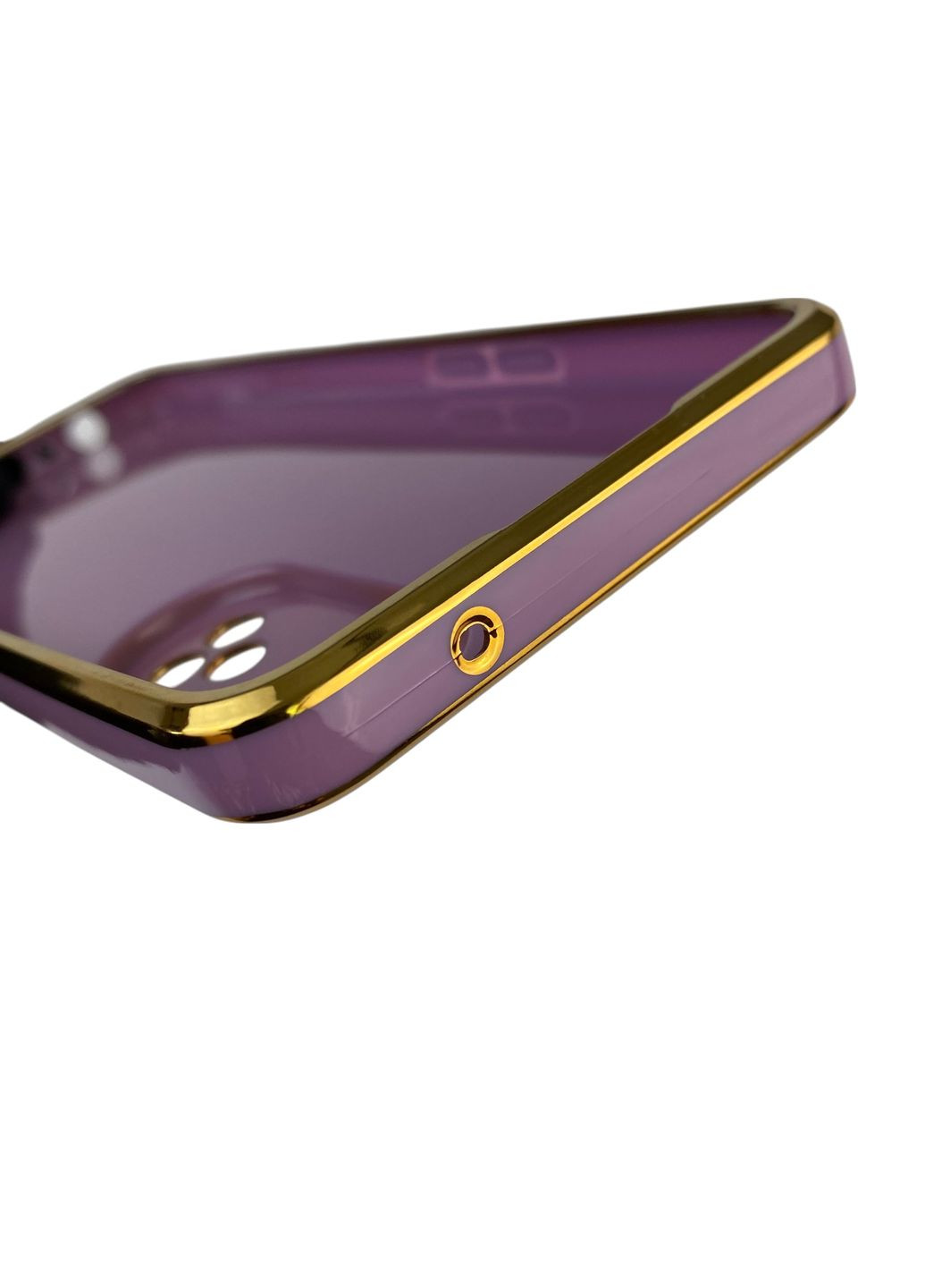 Чехол для Reno 8T 4G с кольцом MagSafe с золотой окантовкой на оппо рено 8т черничный gs1 Oppo (366229224)