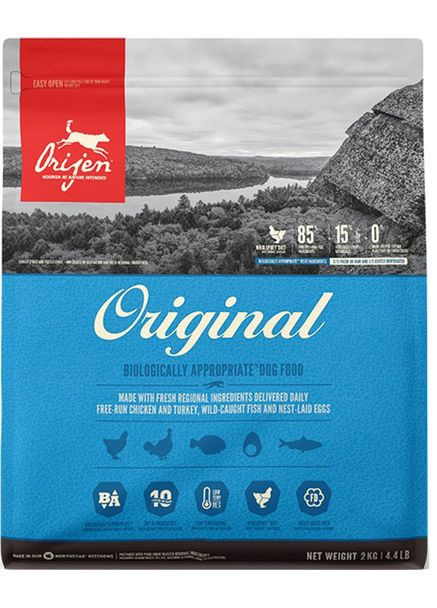Сухой корм для собак для всех пород Original Dog с курицей и индейкой 2 кг (o18220) Orijen (316695673)