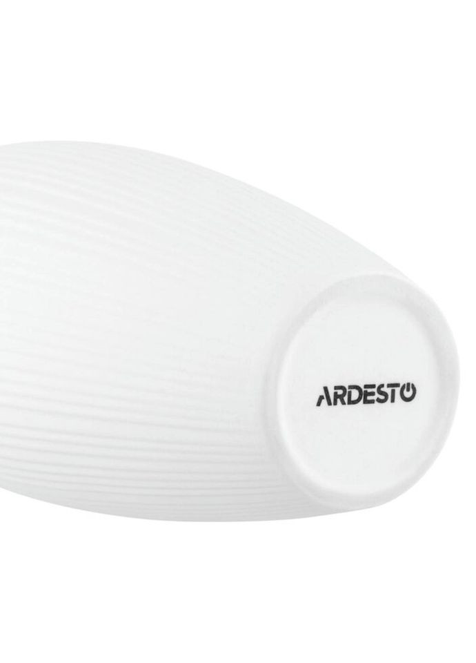 Ваза Siena AR3806W 7х23 см біла Ardesto (335972255)