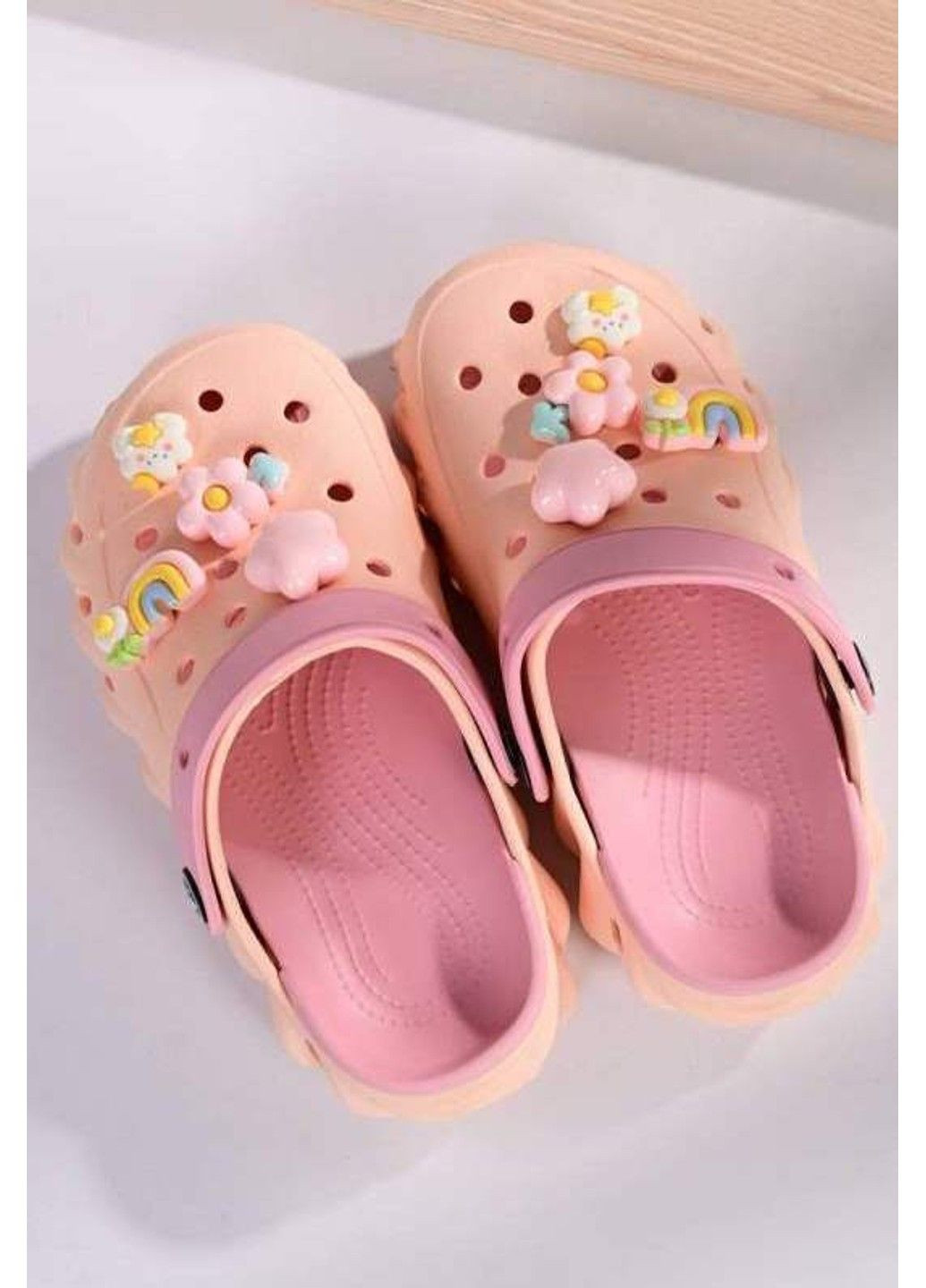 Крокси дитячі персикові Luck Line (339111481)