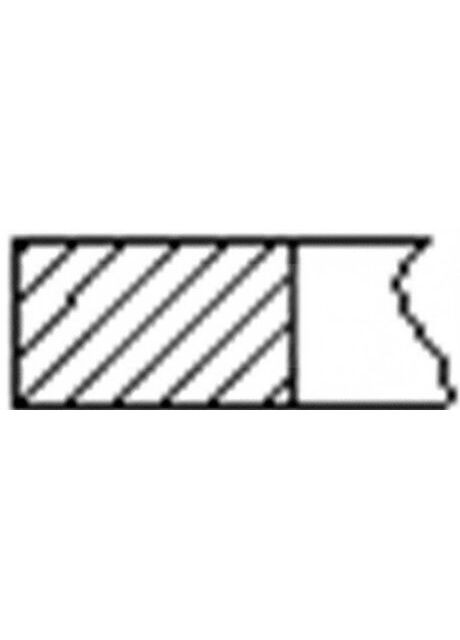 Кільця поршневі (1CYL) VAG 83.0 (1.75/2/3) BVN/CAMA/CAMB/CANA/CANB/CANC/CAPA/CASA/CCLA/CCMA/CCWA/C FR10-502800-ua Freccia (366176318)