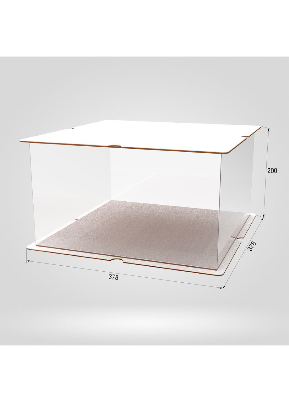 Коробка для тортів, квітів та подарунків 350х350х200 Ekostar (368306938)