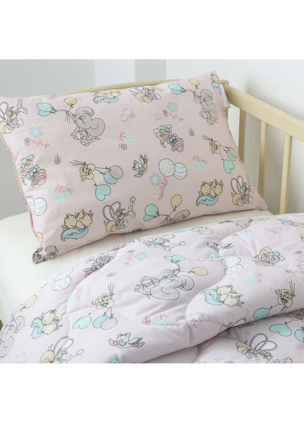 Дитяча ковдра 105*140 см, 250 гр/м2 гіпоалергенна LITTLE FRIENDS Paradise Circus Рожева (29870105140) ТЕП (368157366)